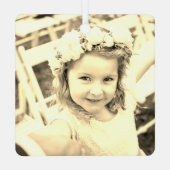 Foto für einfache Kinder Ornament Aus Metall (Rückseite)