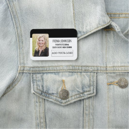 Foto für einfache Mitarbeiter Namensschild