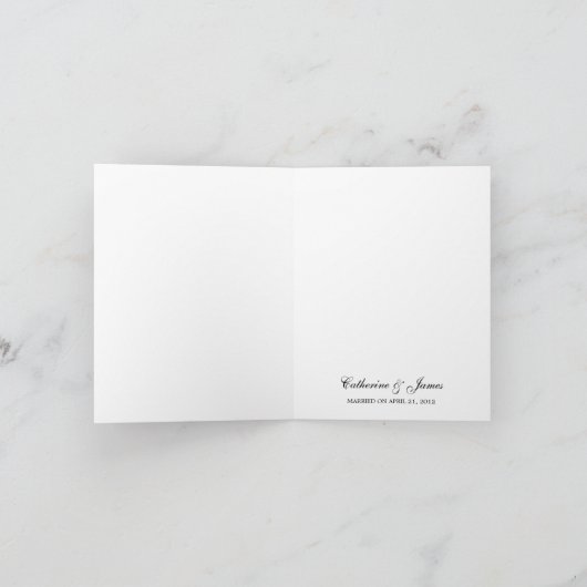 Foto für einfache Skriptereien Danke-Karte Dankeskarte (Innenseite)