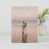 Foto für einfache Skriptereien Danke-Karte Dankeskarte (Stehend Vorderseite)