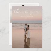 Foto für einfache Skriptereien Danke-Karte Dankeskarte (Vorne/Hinten)