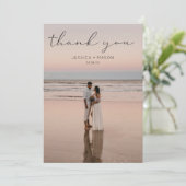 Foto für einfache Skriptereien Danke-Karte Dankeskarte (Stehend Vorderseite)