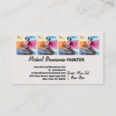 Foto für elegante Malerei Visitenkarte (Rückseite)