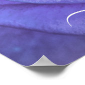 Foto für Elegante Rose Blume Name Poster (Ecke)