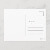 Foto für Familien - Happy New Year Postcard Postkarte (Rückseite)