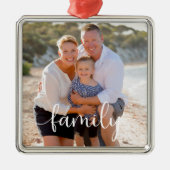 Foto für Familienkalligrafie Ornament Aus Metall (Vorne)