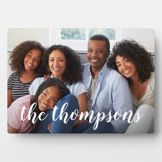 Foto für Familienname Fotoplatte (Vorderseite)