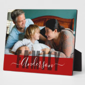 Foto für Familienname mit Nachname Fotoplatte (Seite)