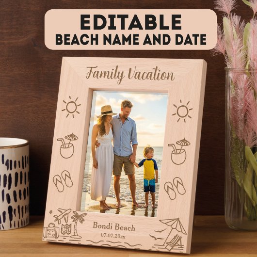 Foto für Familienurlaub Geätzte Rahmen