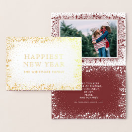 Foto für Feiertage in Frost Branches Folienkarte