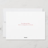 Foto für Firmenbüros Feiertagskarte (Rückseite)