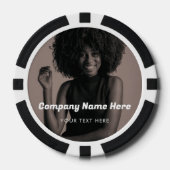 Foto für Firmenlogo Pokerchips (Vorderseite)