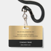 Foto für Firmenlogos Ausweis (Rückseite mit Schlüsselband)