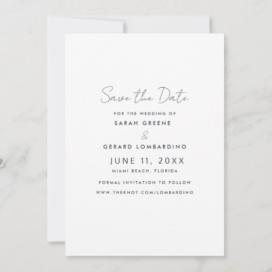 Foto für freche Getränke Hochzeit retten das Datum Save The Date (Rückseite)