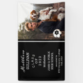 Foto für Fußballspieler Schwarzer Abschluss Banner (Vertikal)