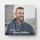 Foto für Geburtstag Fotoplatte (Vorderseite)