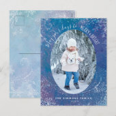 Foto für gefrierfrorene Ferien Postkarte (Vorne/Hinten)