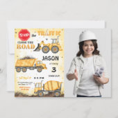 Foto für Gelb und Schwarz Einladung (Vorderseite)