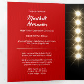 Foto für geometrische Abschluss Dreifach Gefaltete Einladung (Innen Erste Seite)