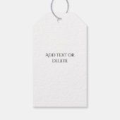 Foto für gesegnetes Herz Hochzeit Bridal Gefallen Geschenkanhänger (Rückseite)