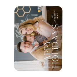 Foto für glückliche Feiertage Magnet