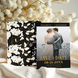 Foto für Goldfolie Save the Date Einladung