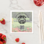 Foto für Golf Club League - QR-Code Serviette (Beispiel)