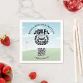 Foto für Golf Club League - QR-Code Serviette (Beispiel)