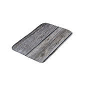 Foto für graue Holzfasereffekte Badematte (Schrägansicht)