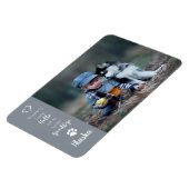 Foto für Haustiere - Foto für Hunde - Katzen-Foto Magnet (Linke Seite)