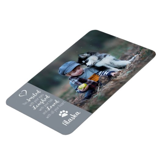 Foto für Haustiere - Foto für Hunde - Katzen-Foto Magnet (Linke Seite)