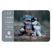 Foto für Haustiere - Foto für Hunde - Katzen-Foto Magnet (Horizontal)