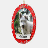 Foto für Haustiere ・ Gedenkdatum (2 Seiten) Keramikornament (Links)