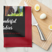 Foto für Haustiere Geschirrtuch (Viertel Falte)