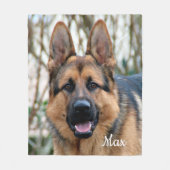 Foto für Haustiere gibt Personalisierten Hund Love Fleecedecke (Vorderseite)