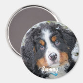 Foto für Haustiere - Hund - Katze - Gedenkstätte f Magnet (Vorderseite/Rückseite)