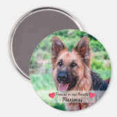 Foto für Haustiere - Hund - Katze - Gedenkstätte f Magnet (Vorderseite/Rückseite)