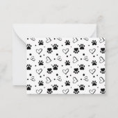 Foto für Haustiere Jahr im für Niedlichen Hundesc Mitteilungskarte (Rückseite)