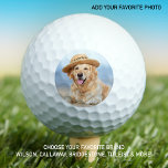 Foto für Haustiere modern Personalisiert Golfball<br><div class="desc">Überraschen Sie Ihre Lieblings Golfer und Golf Lover mit diesen super niedlichen Foto Custom Golf Bälle und passendem Golf Accessoire. Passen Sie diese Golfbälle mit Ihrem Lieblings-Foto, Foto oder Hund-Foto an, perfekt für den Golfer Papa oder Golf Mama für Väter Tag, Mütter Tag, Weihnachten und Geburtstage! COPYRIGHT © 2020 Judy...</div>