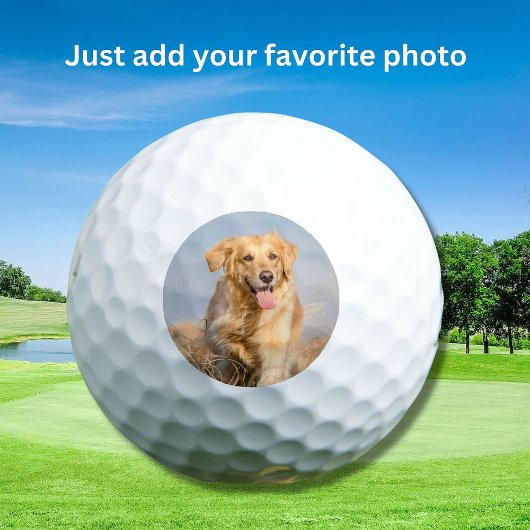 Foto für Haustiere modern Personalisiert Golfball