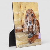 Foto für Haustiere PERSONALISIEREN Fotoplatte (Seite)