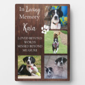 Foto für Haustiere Personalisiert halten Fotoplatte (Vorderseite)