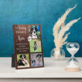 Foto für Haustiere Personalisiert halten Fotoplatte (Seite)