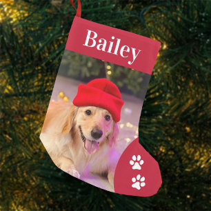 Foto für Haustiere Personalisiert Kleiner Weihnachtsstrumpf