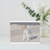 Foto für Haustiere Postkarte (Stehend Vorderseite)