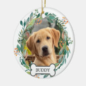 Foto für Haustiere Wasserfarben Grünpflanzen Blume Keramik Ornament (Links)