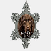 Foto für HaustiereSakeFeierliche VeranstaltungenOr Schneeflocken Zinn-Ornament (Links)