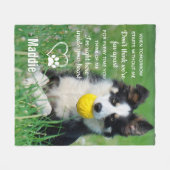 Foto für Heimtiere Fleecedecke (Vorderseite (Horizontal))