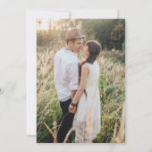 Foto für Herbst-Grün-Hochzeit Save the Date (Rückseite)