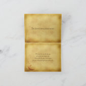 Foto für Herbst- oder Landeshochzeiten dank Karte (Innenseite)